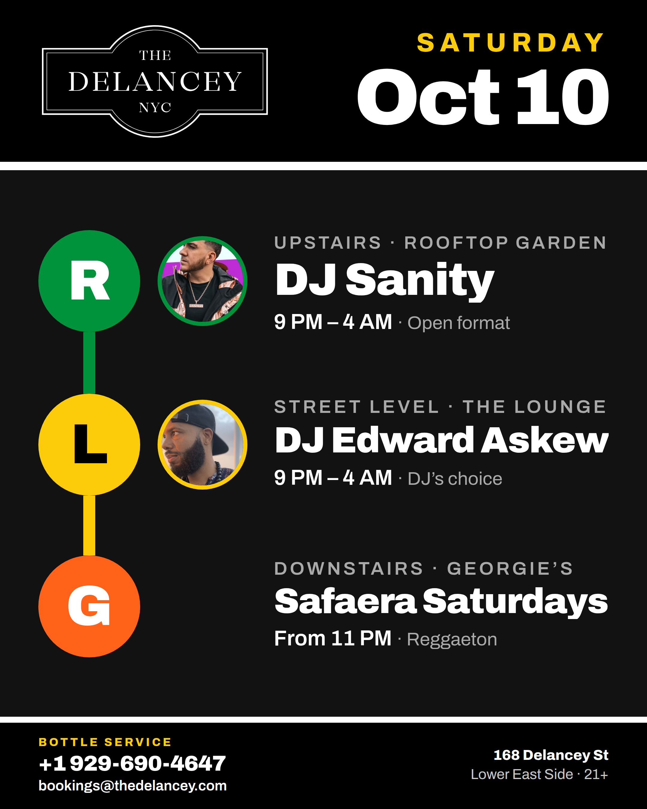 Saturdays @ The Delancey