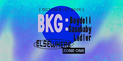 BKG: Boydell, Sasababy, Ladler