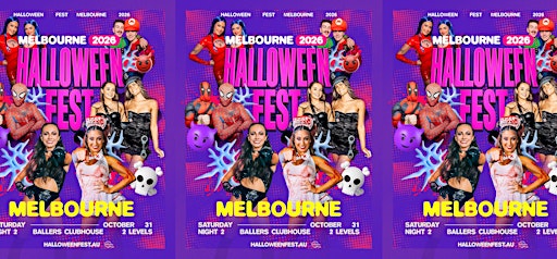 Halloweenfest Melbourne 2026 → NIGHT 2→ SATURDAY OCT 31