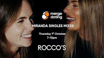Miranda | Singles Mixer | Rocco's | Thursday 1st October | 20s & 30s