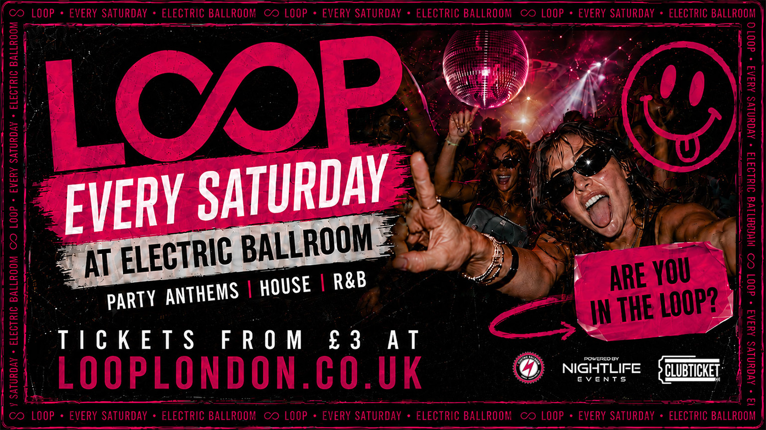 Loop every Saturday