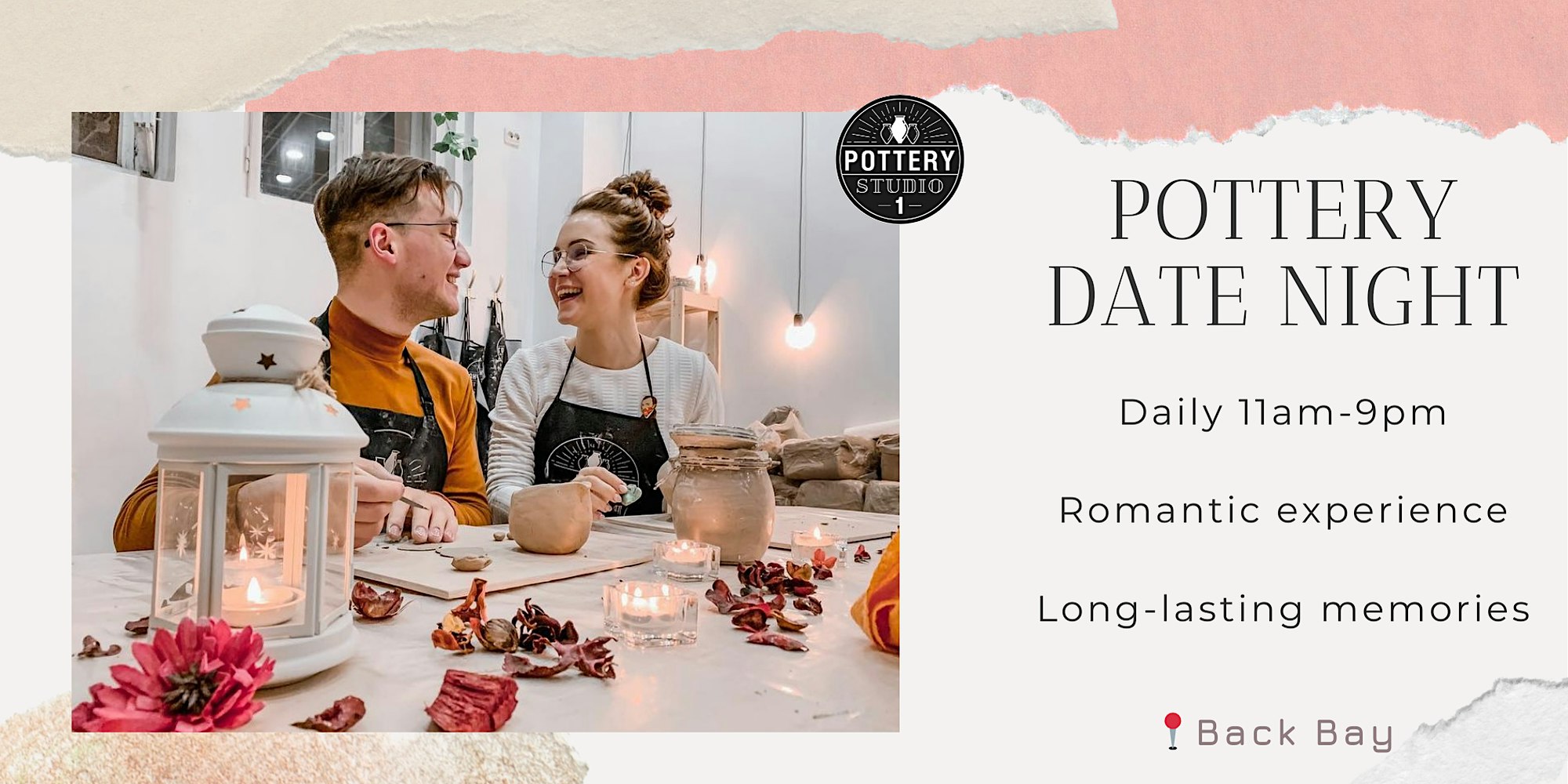 Love and Clay: Couple's Pottery Class - Back Bay
