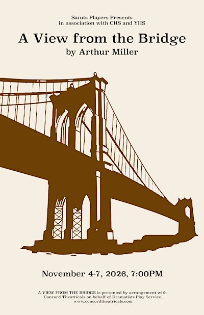 Saints Players Presents: A View from the Bridge - Nov 5