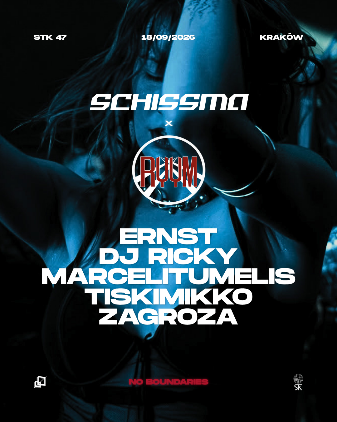 SCHISSMA x RYYM: KRAKÓW (STK WAREHOUSE) – TISKIMIKKO, DJ Ricky, ZAGROZA & MORE