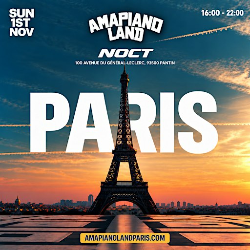 AMAPIANOLAND - Amapiano & Afrobeats Halloween Festival in Paris