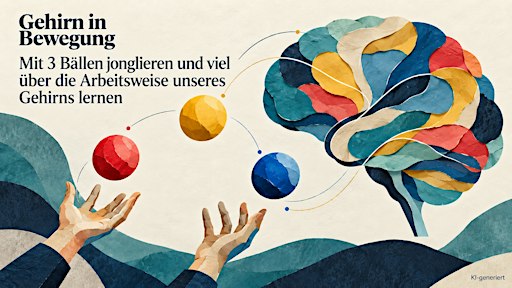 NEURO-JONGLAGE - Mit 3 Bällen zur mentalen Fitness - MÜNCHEN