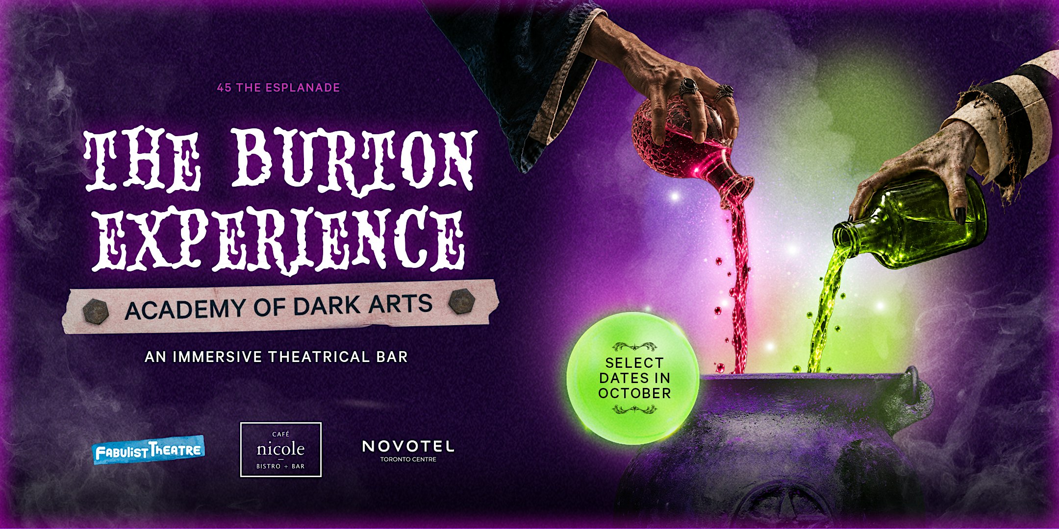The Burton Experience: Academy of Dark Arts – Immersive Halloween Pop-Up