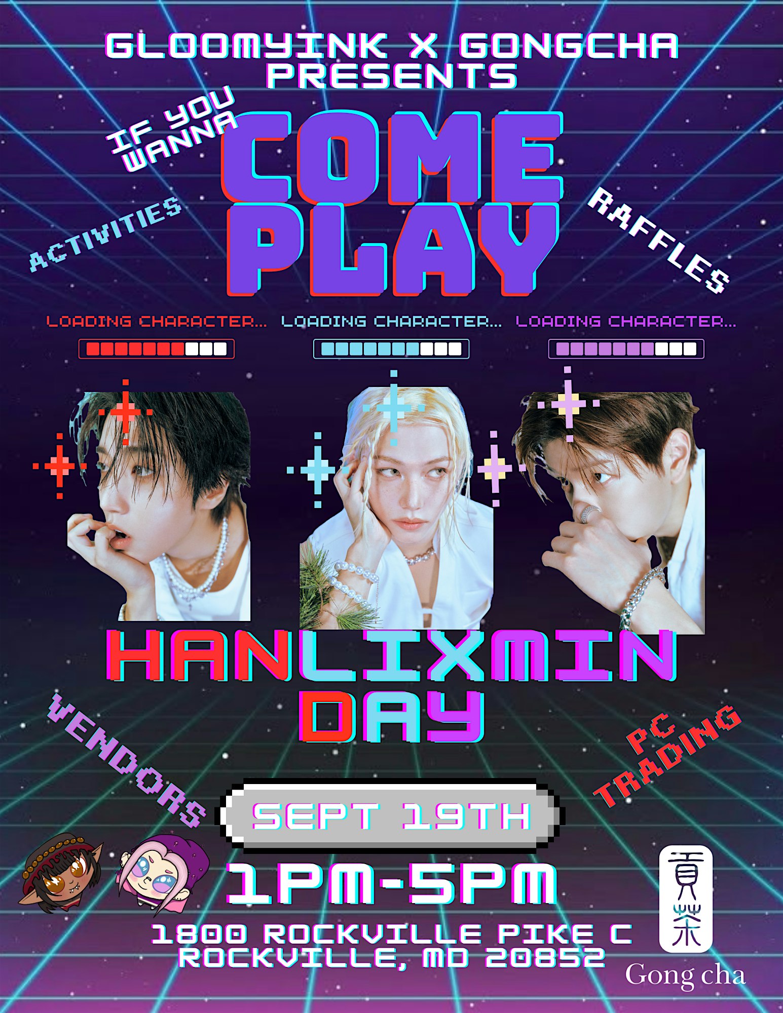Come Play! Han, Felix, Seungmin Birthday Cupsleeve