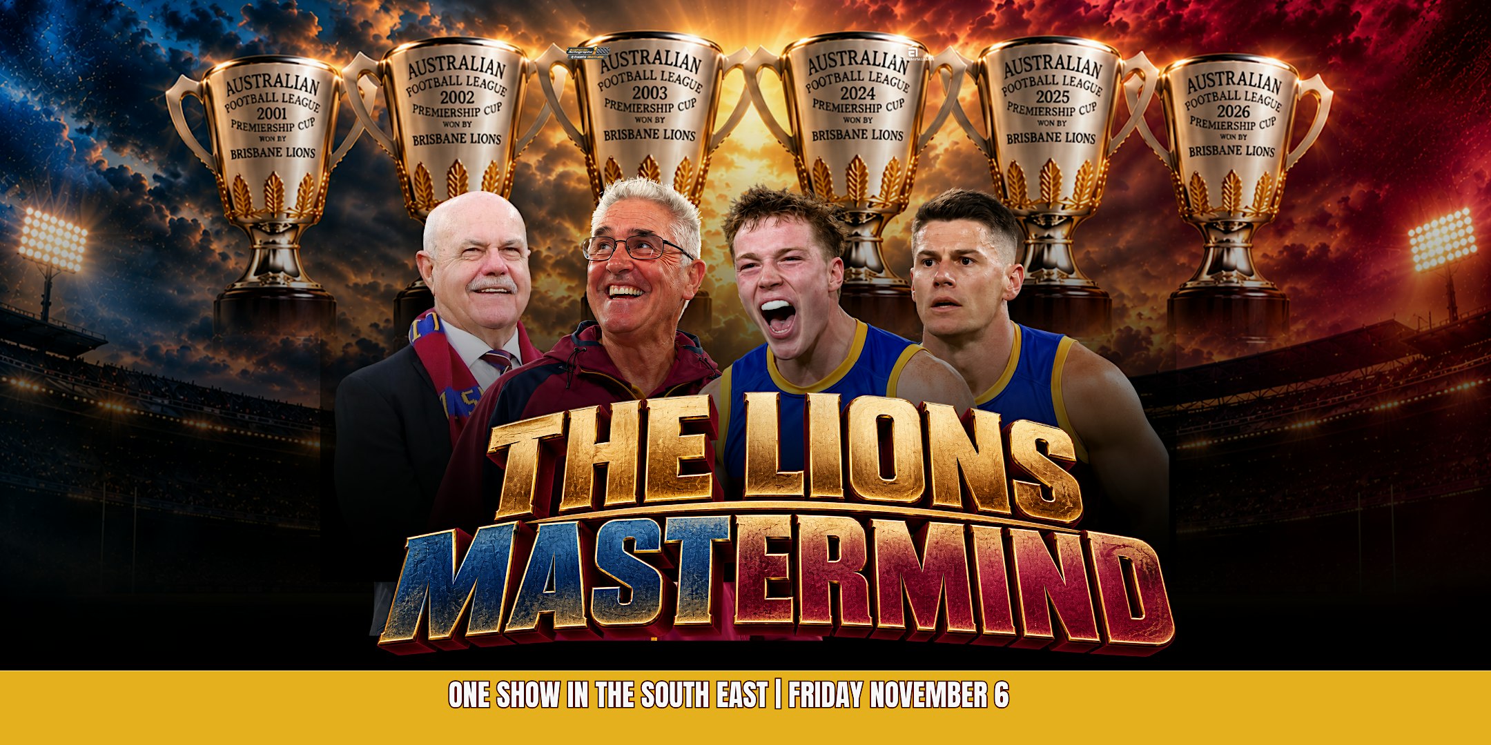 Lions Mastermind ft Fagan, Matthews, Morris & Zorko at Village Green Hotel!