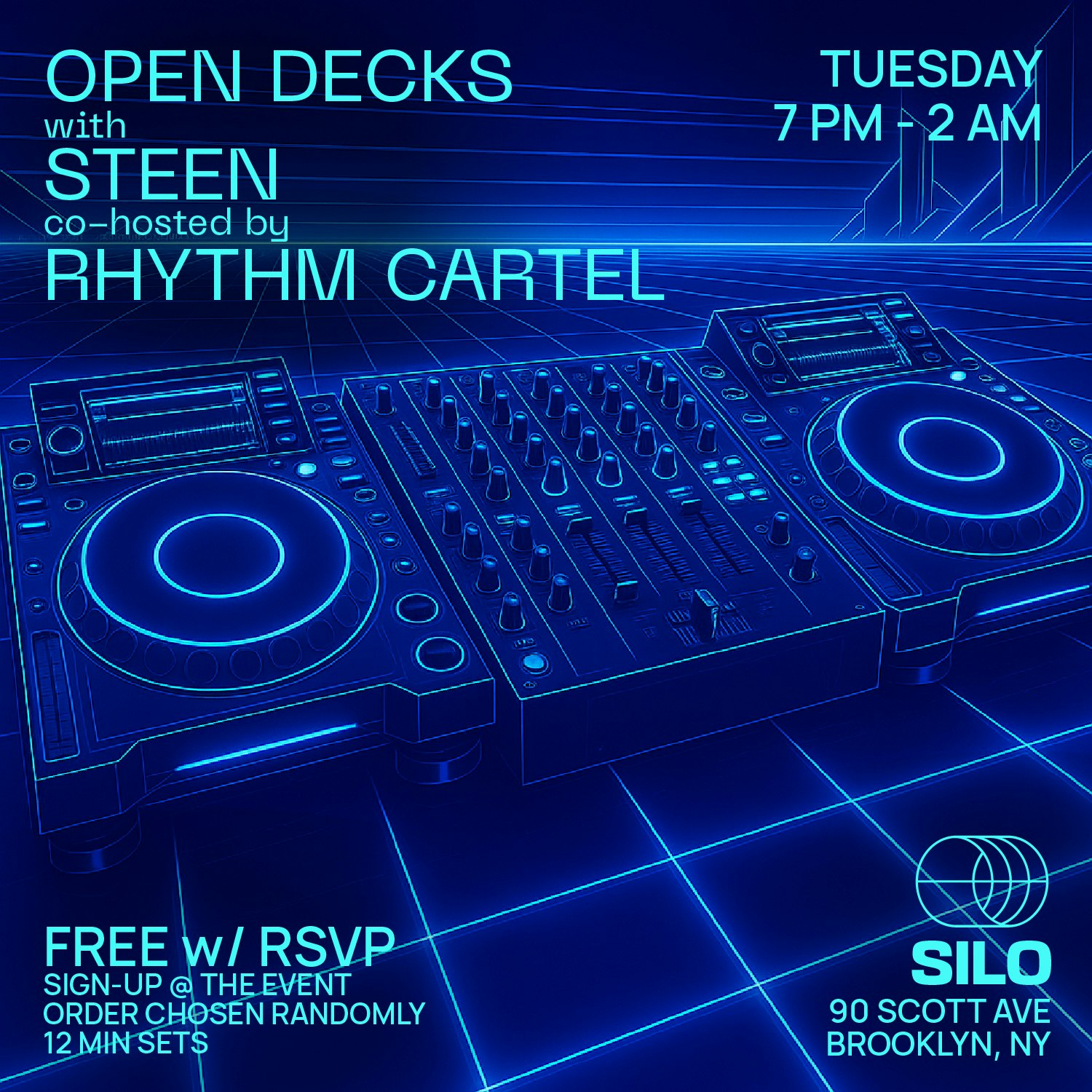 Open Decks w/ Steen & Rhythm Cartel