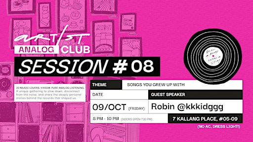 ART/ST Analog Club - Session #08 (Songs You Grew Up With)