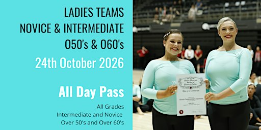BJP Ladies Teams -  Novice, Intermediate, O50's & O60's