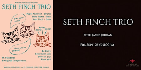 The Seth Finch Trio with James Jordan