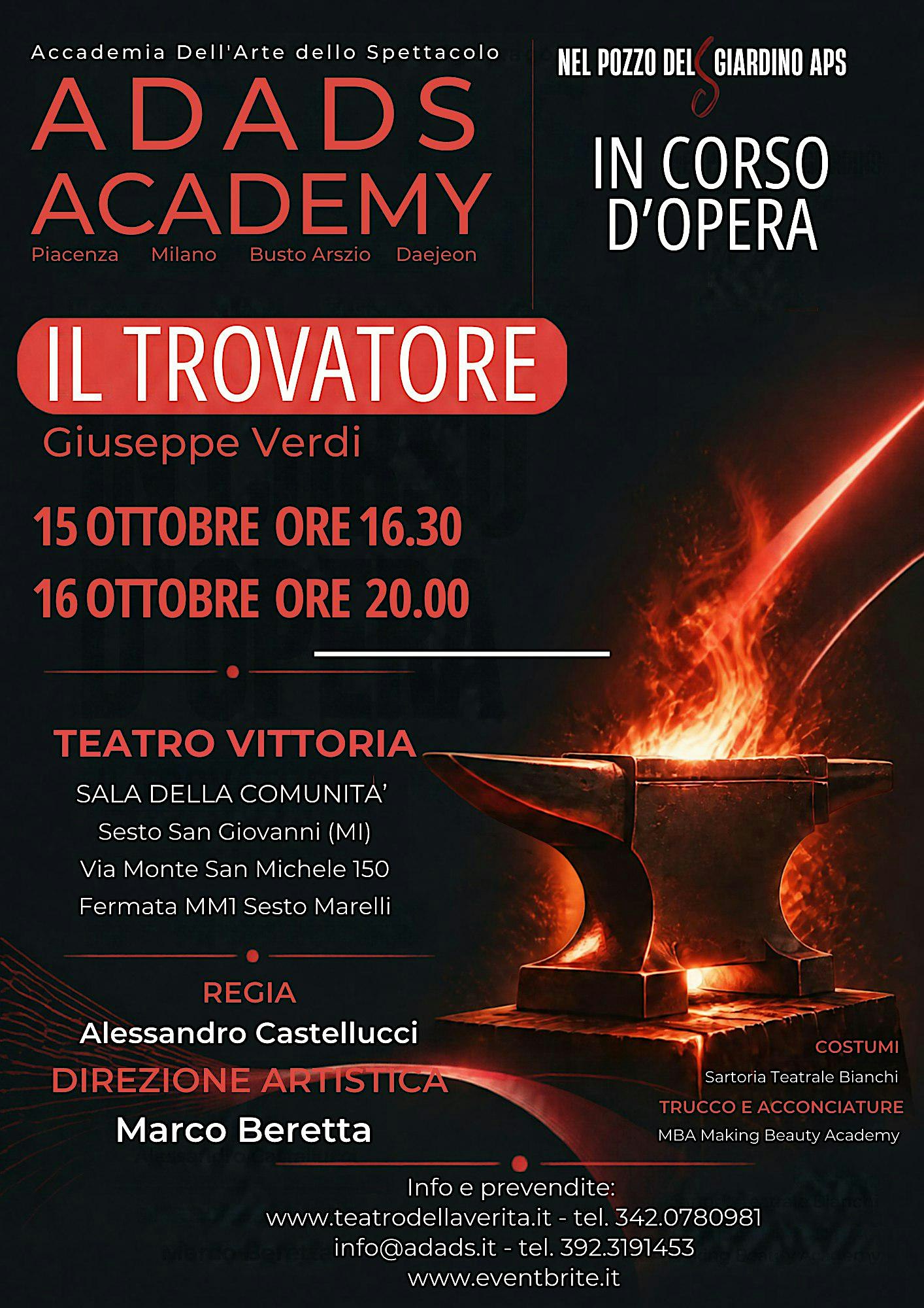 Il Trovatore di Giuseppe Verdi - In Corso d'Opera