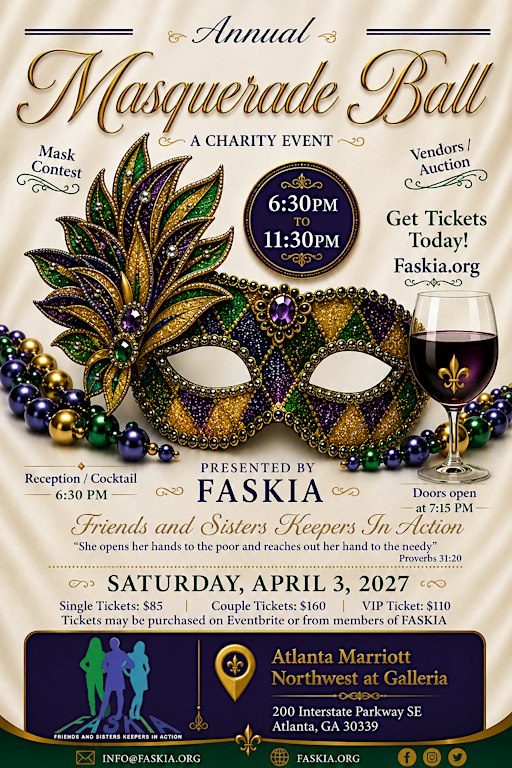 FASKIA ANNUAL CHARITY MASQUERADE BALL