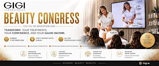 Gigi Laboratories Beauty Congress Dublin 2026
