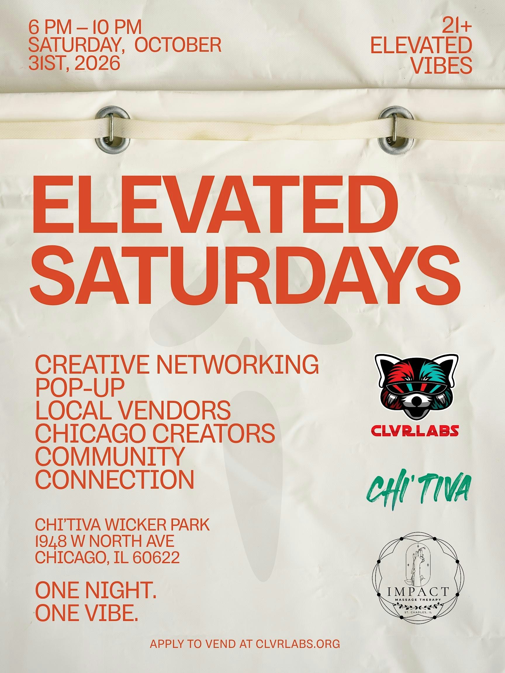 Chicago Creative Networking Pop-Up at Chi’Tiva | Elevated Saturdays