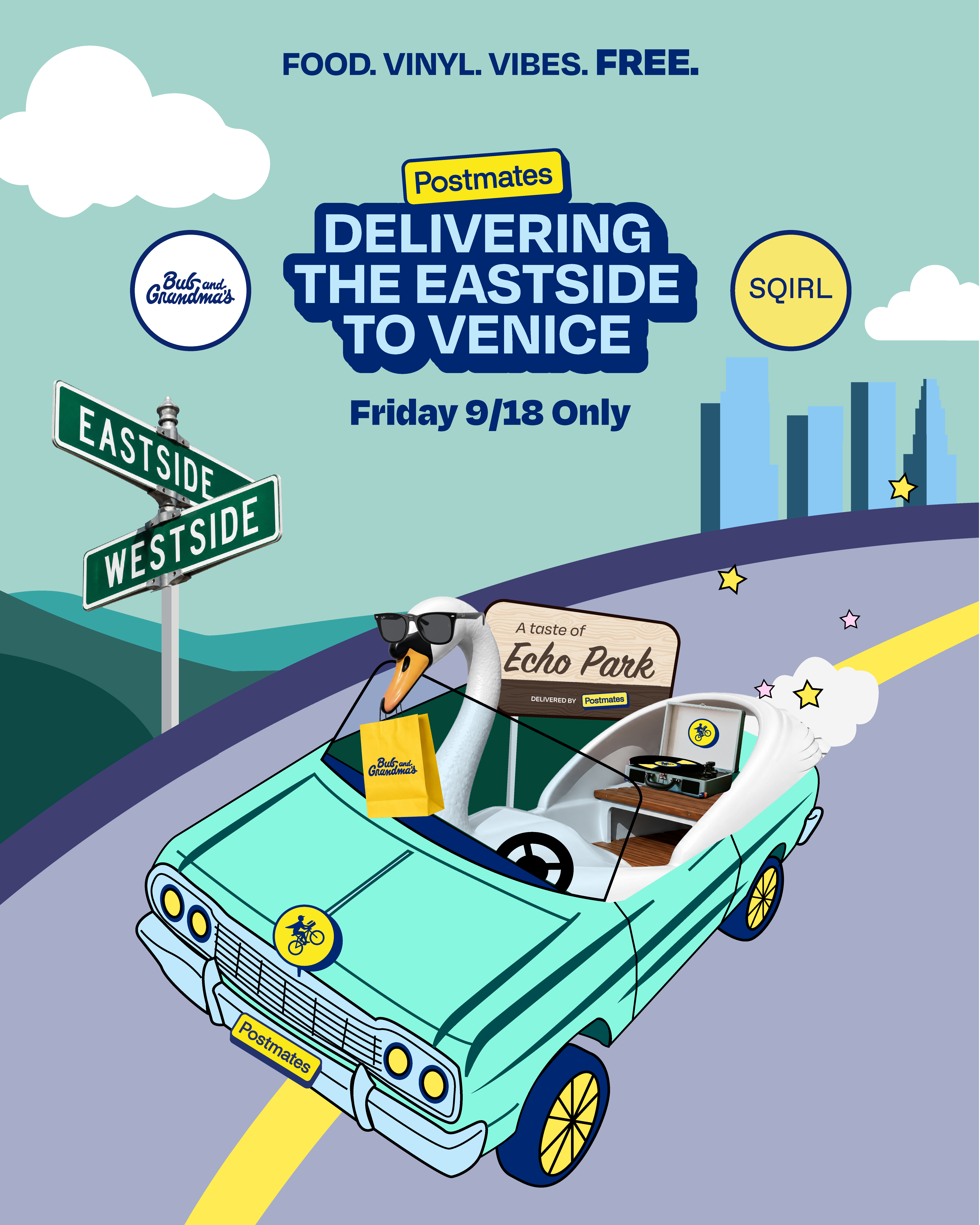 Postmates Delivers the Eastside to Venice