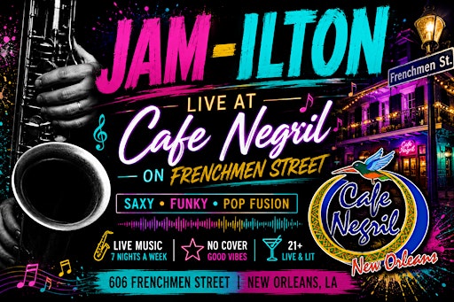 Jam-ilton LIVE at Café Negril
