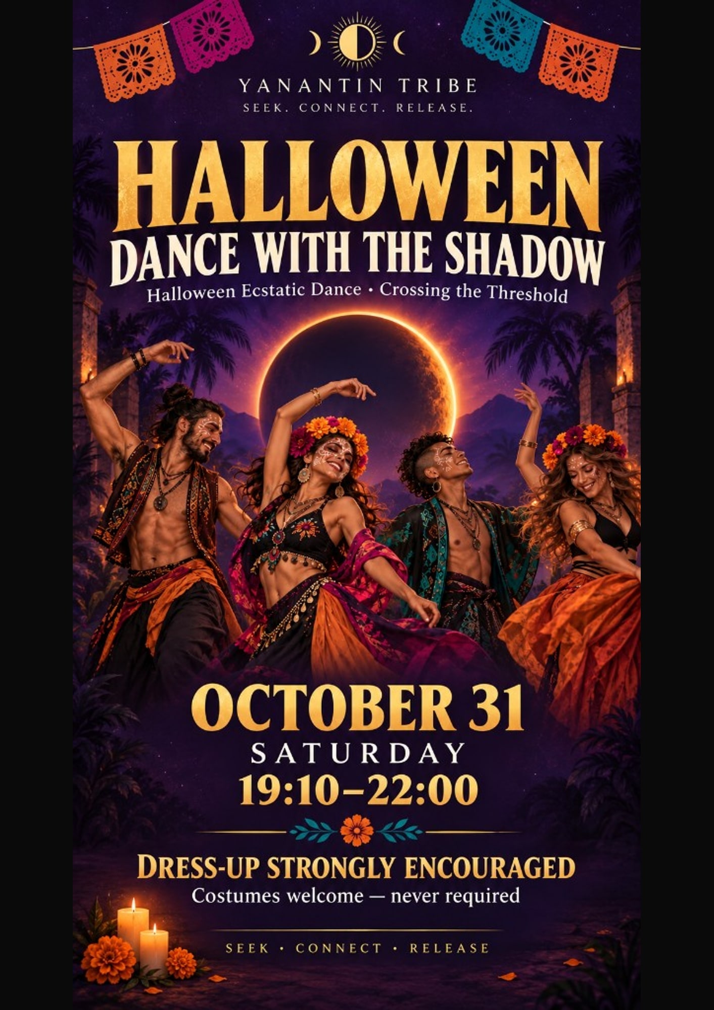 ECSTATIC DANCE DANCE WITH THE SHADOW HALLOWEEN