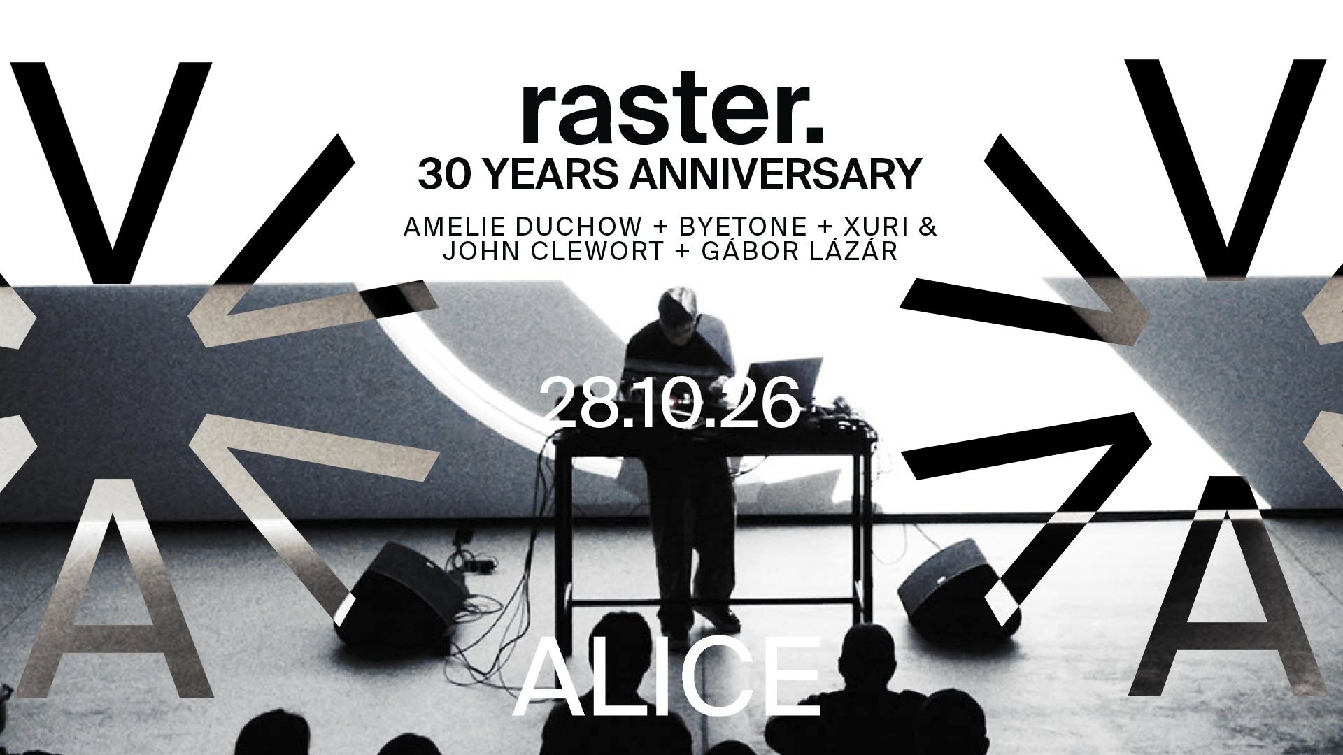 raster. 30 years anniversary at ALICE
