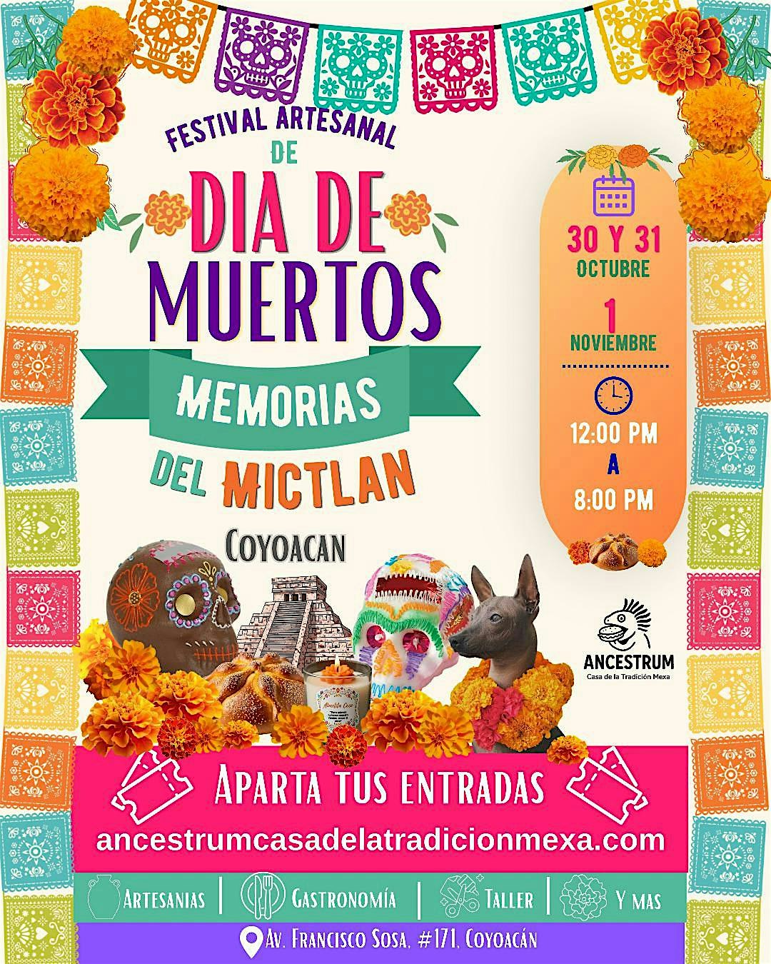 Festival Artesanal de Día de Muertos "Memorias del Mictlán"