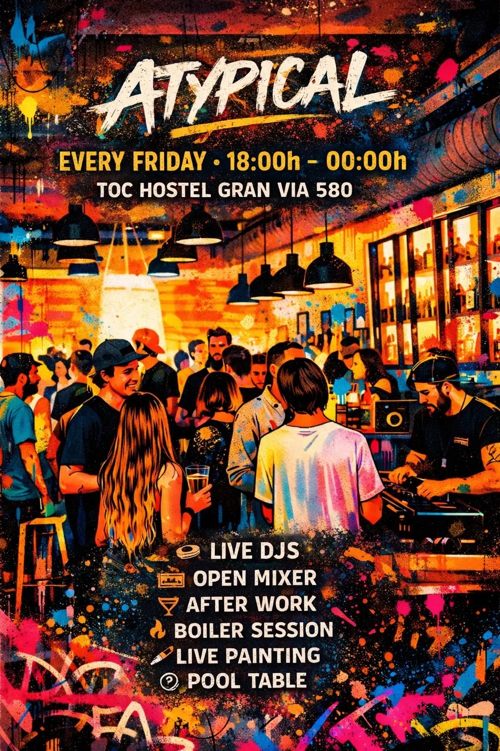 ATYPICAL: Afterwork + Open Mixer