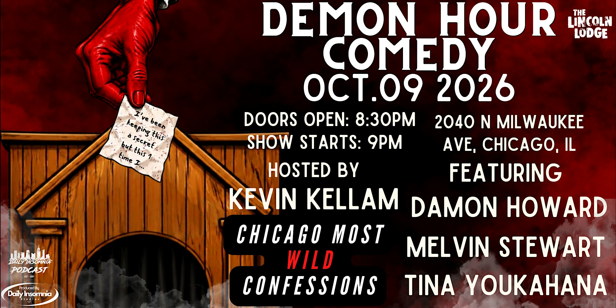 Demon Hour Comedy - Chicago’s Raw and Untamed Confessions!