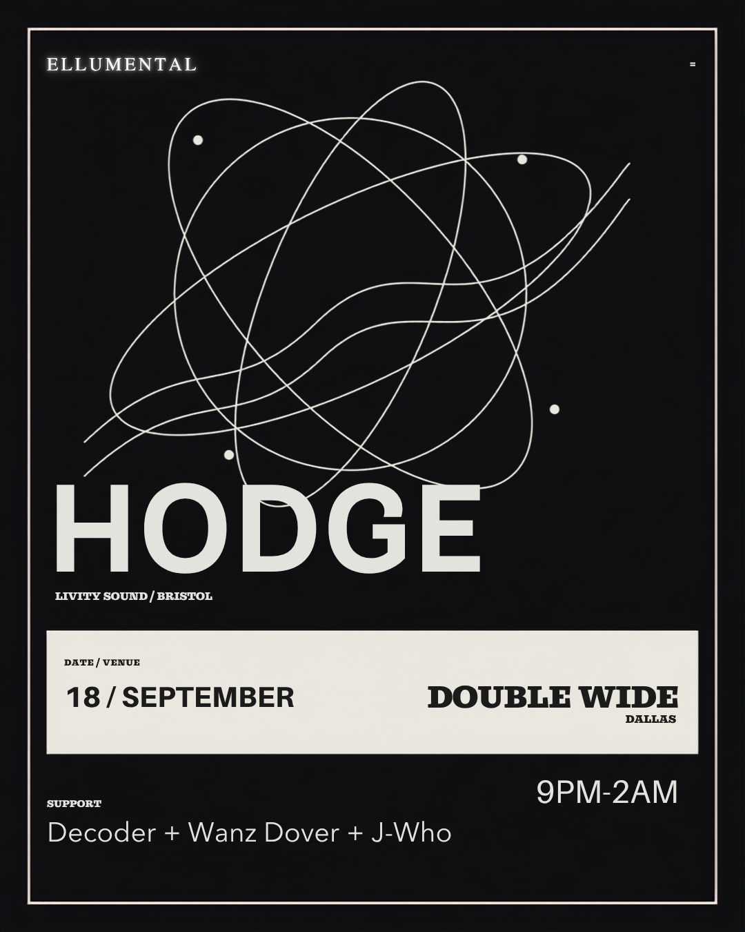 ELLUMENTAL presents, Hodge