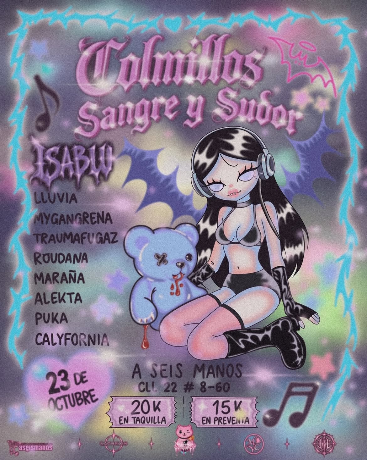 Colmillos, sangre y sudor