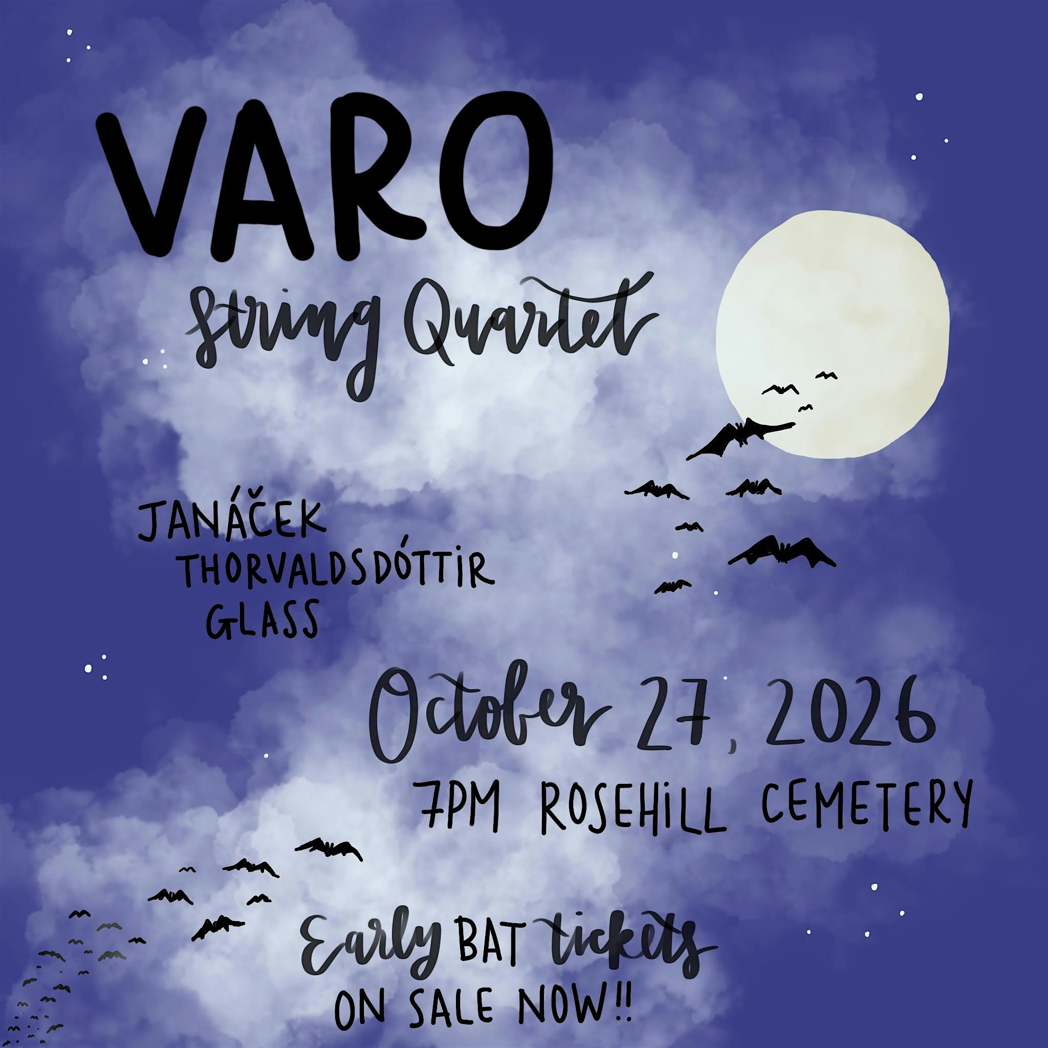 Varo String Quartet @ Rosehill Cemetery