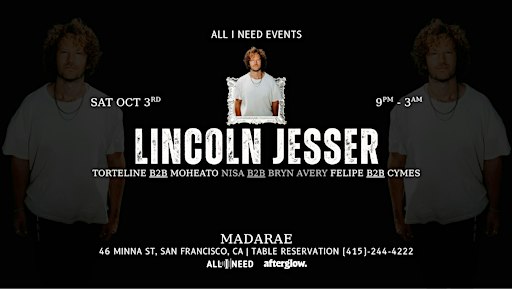 LINCOLN JESSER (Melodic House) at MadaRae