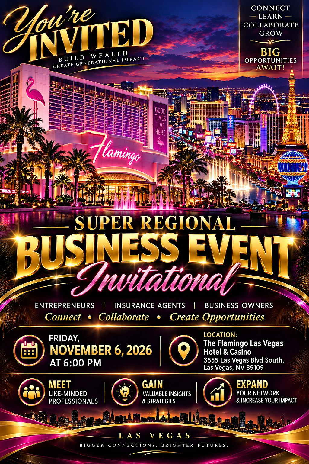 Super Regional Business Event in Las Vegas, Nevada