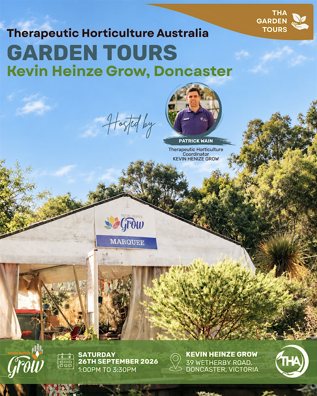 Kevin Heinze Grow Garden Tour with Therapeutic Horticulture Australia