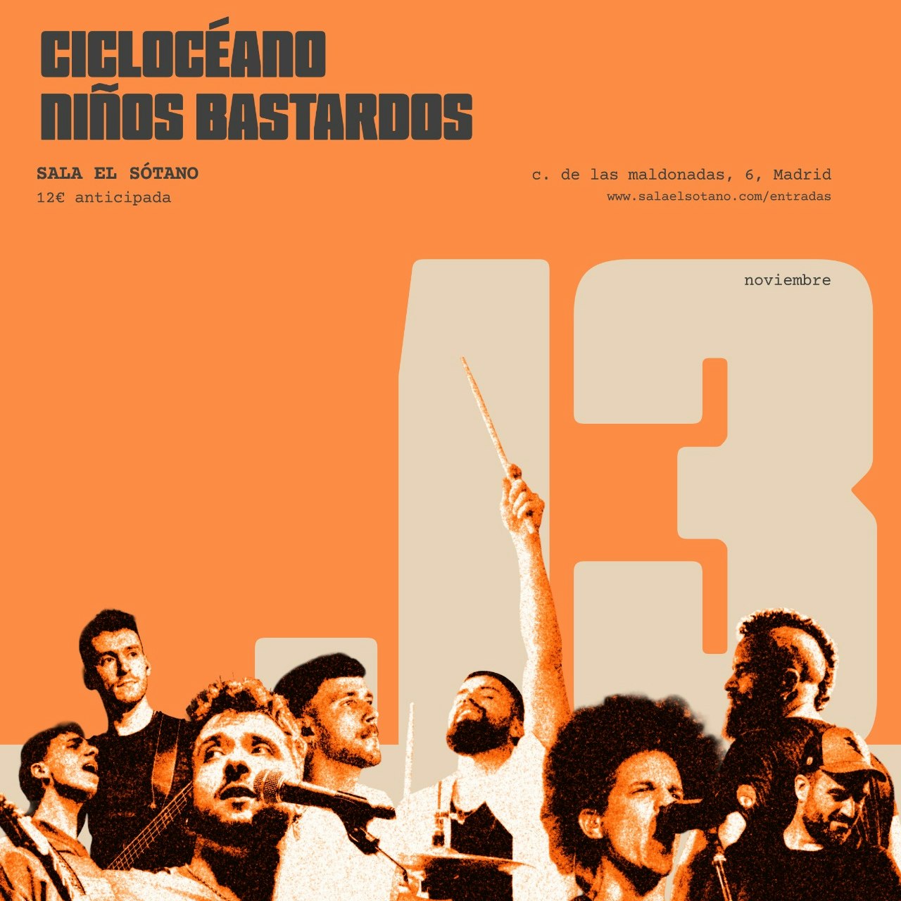 Ciclocéano + Niños Bastardos
