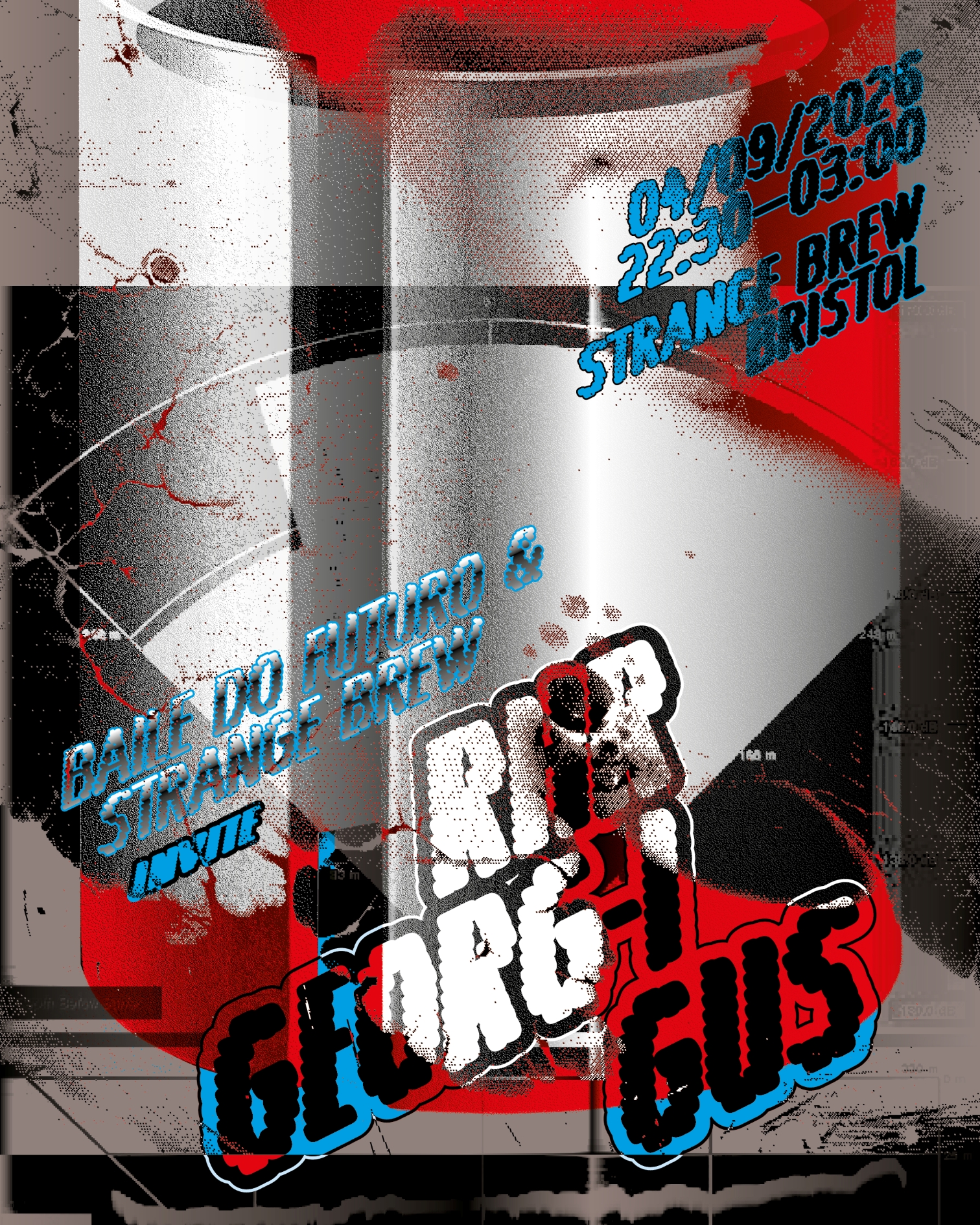 Baile do Futuro & Strange Brew invite: RHR, georg-i & Gus