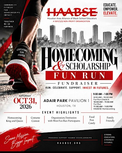 HAABSE Homecoming & Scholarship Fun Run/Walk and Costume Contest 2026