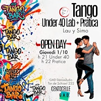 TANGO ARGENTINO - UNDER 40 e PRATICA - OPEN DAY TANGO BAR Giovedì