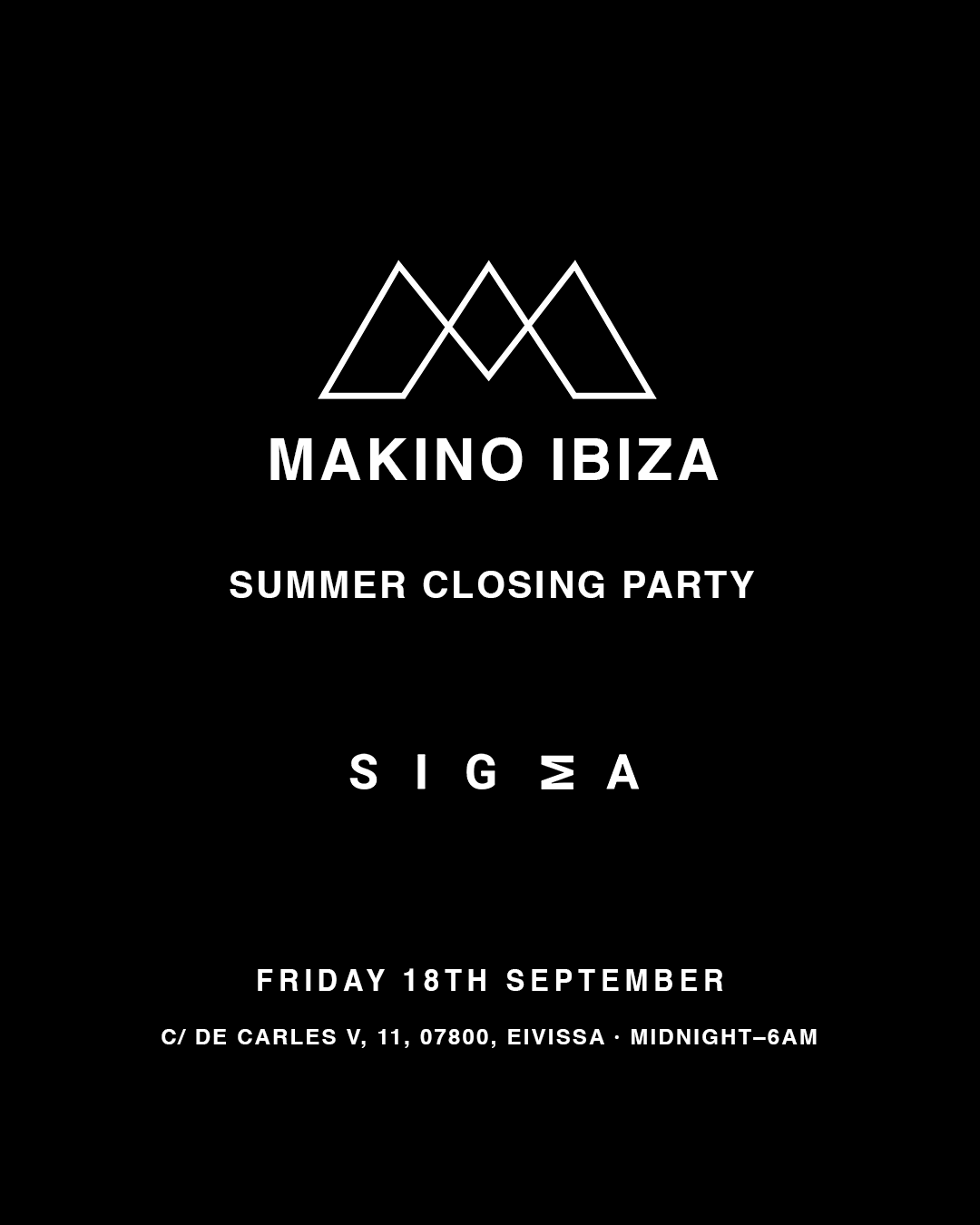Makino Ibiza [Drum & Bass] Summer Closing Party