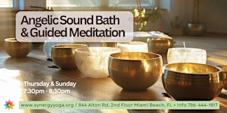 Angelic Sound Bath & Guided Meditation | Miami Beach