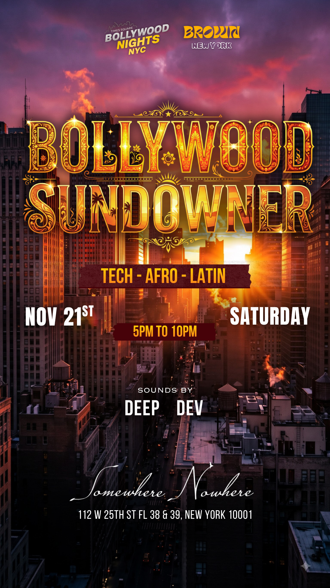 BOLLYWOOD SUNDOWNER