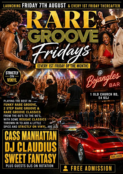 Rare Groove Fridays @ Bojangles