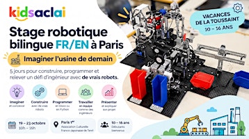 Bilingual FR/EN Robotics Camp in Paris – Toussaint Holidays (Ages 10–16)