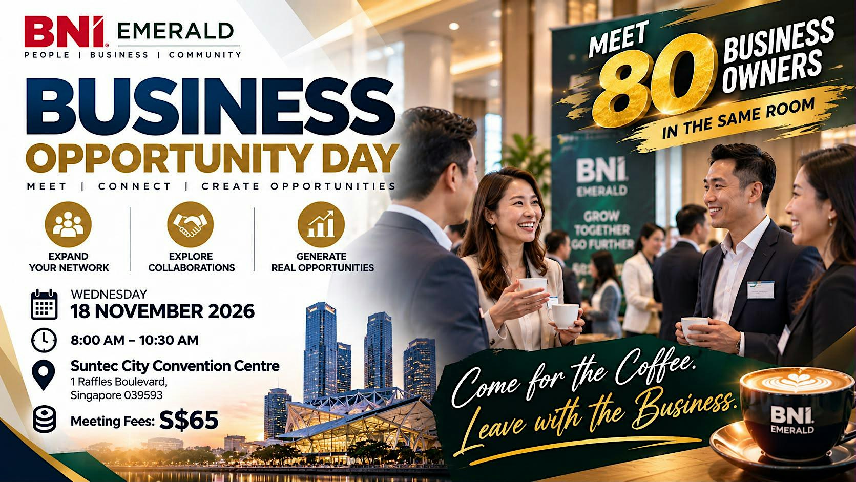[18 Nov 2026] Singapore | BNI Emerald Business Opportunity Day