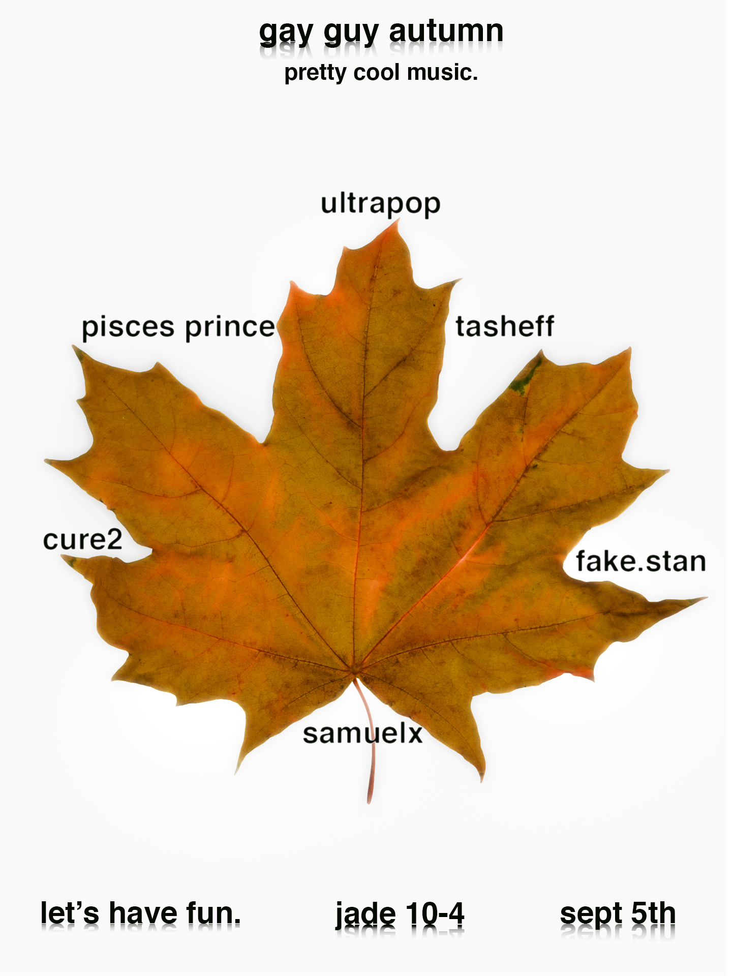 gay guy autumn