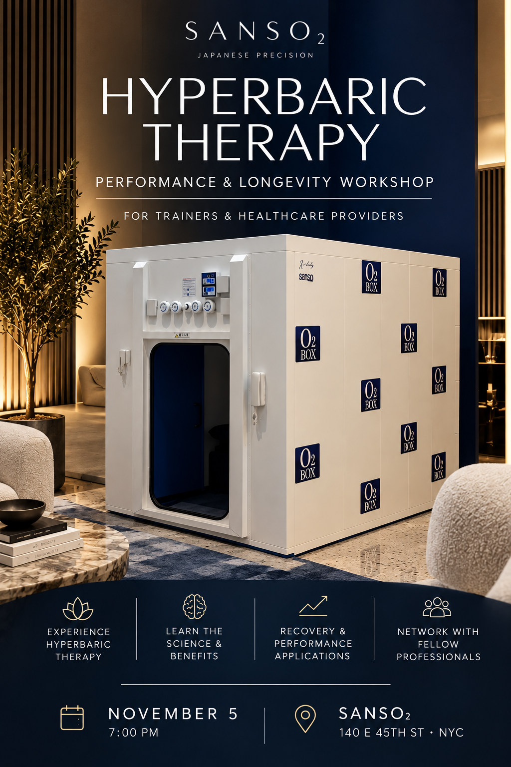 Hyperbaric Therapy: Performance & Longevity Workshop