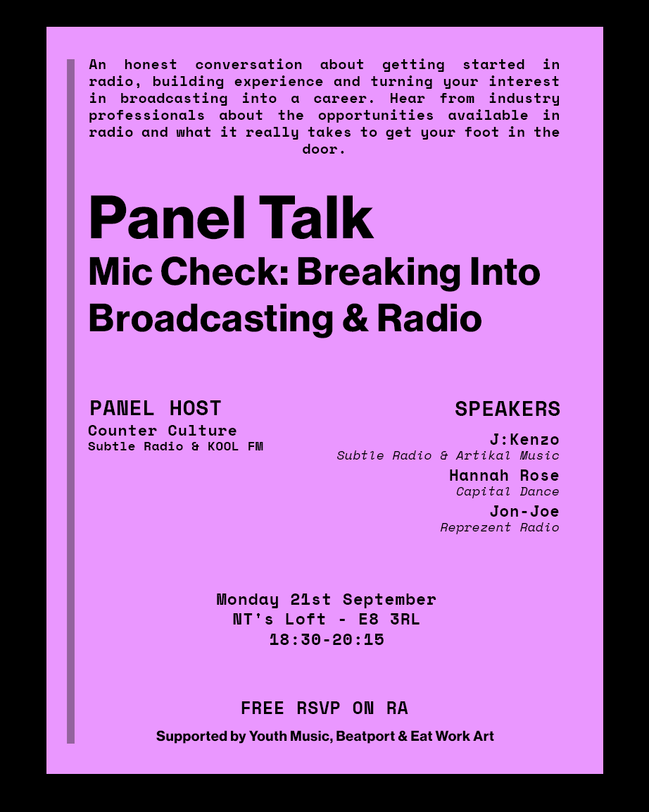 [Panel Talk] - Mic Check: Breaking Into Broadcasting & Radio