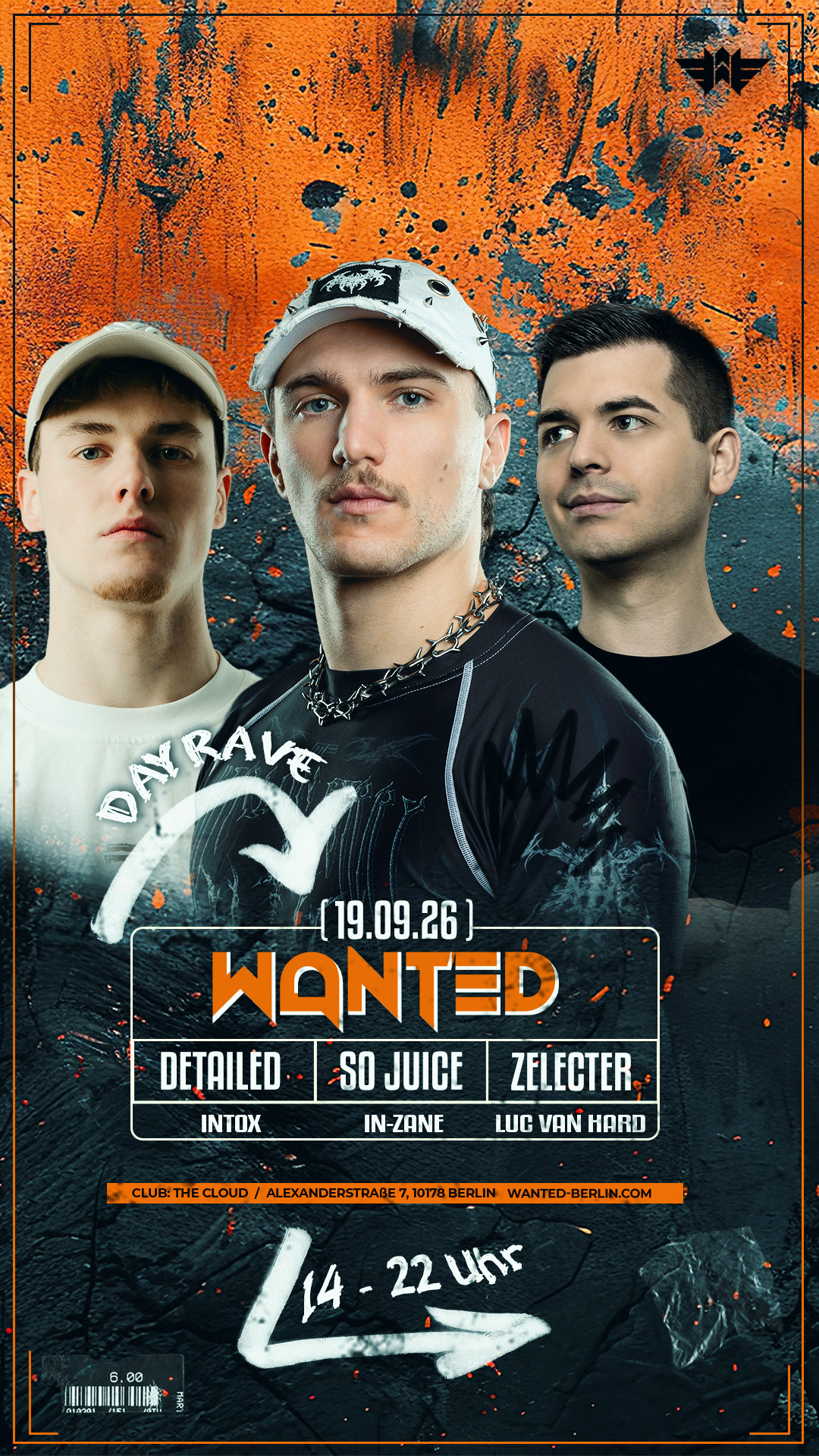 WANTED: So Juice, Detailed, Zelecter (Hardstyle & Rawstyle)