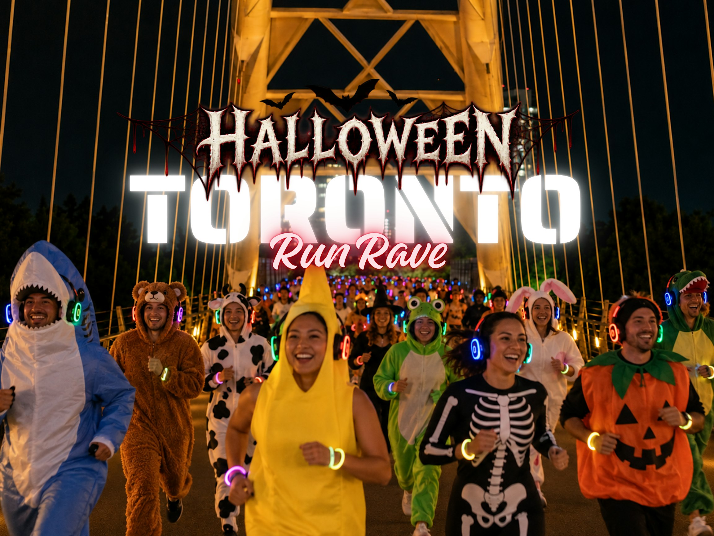 Toronto Halloween Onesie Run Rave: 5K + Recovery @ NRG Haus [dm for code]