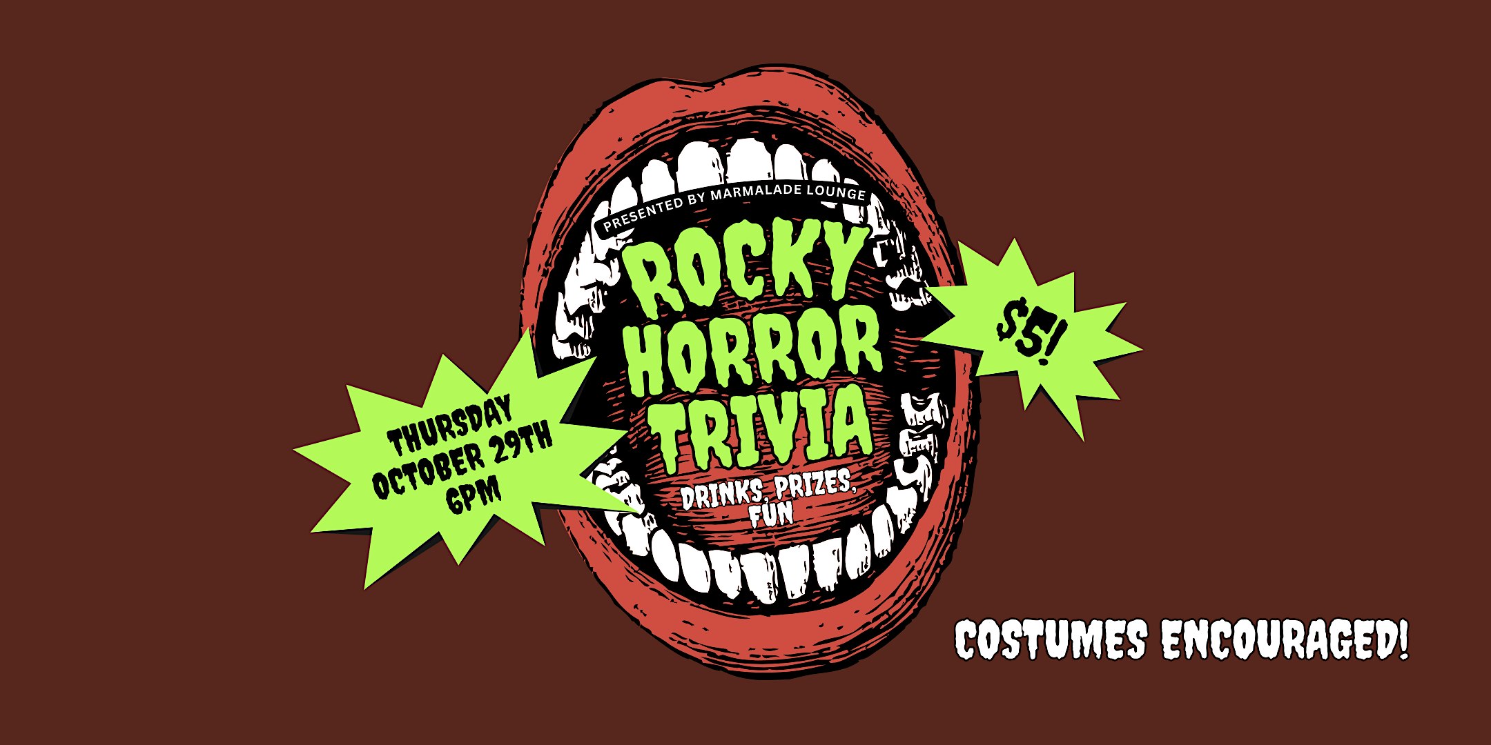 The Rocky Horror Picture Show Trivia Night